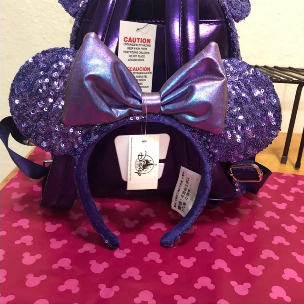 Purple Potion Bundle Backpack, Wallet, Ears - Picture 8 of 8